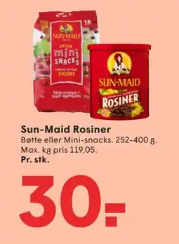 SPAR Sun-Maid Rosiner, DKK 30 tilbud