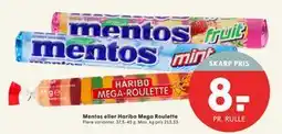 SPAR Mentos eller Haribo Mega Roulette, DKK 8 tilbud
