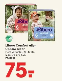 SPAR Libero Comfort eller Up&Go Bleer, DKK 75 tilbud
