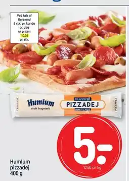REMA 1000 Humlum pizzadej 400 g, DKK 5 tilbud