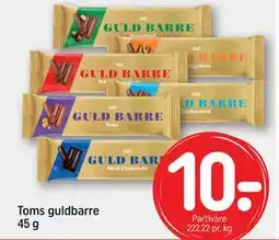 REMA 1000 Toms guldbarre 45 g, DKK 10 tilbud