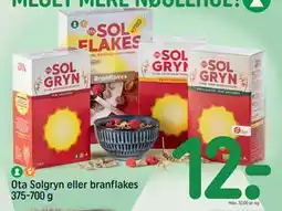 REMA 1000 Ota Solgryn eller branflakes 375-700 g, DKK 12 tilbud