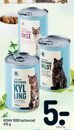 REMA 1000 REMA 1000 kattemad 415 g, DKK 5 tilbud