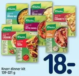 REMA 1000 Knorr dinner kit 139-321 g, DKK 18 tilbud