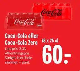 Min Købmand Coca-Cola eller Coca-Cola Zero, DKK 60 tilbud