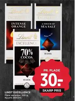 MENY LINDT EXCELLENCE, DKK 30 tilbud