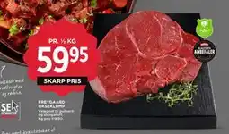 MENY FREYGAARD OKSEKLUMP, DKK 59.95 tilbud