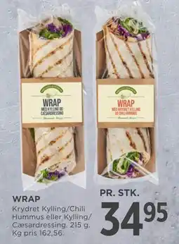 MENY WRAP, DKK 34.95 tilbud