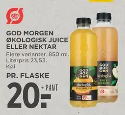 MENY GOD MORGEN ØKOLOGISK JUICE ELLER NEKTAR, DKK 20 tilbud