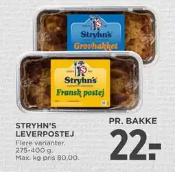 MENY STRYHN’S LEVERPOSTEJ, DKK 22 tilbud