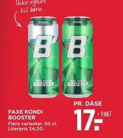 MENY FAXE KONDI BOOSTER, DKK 17 tilbud