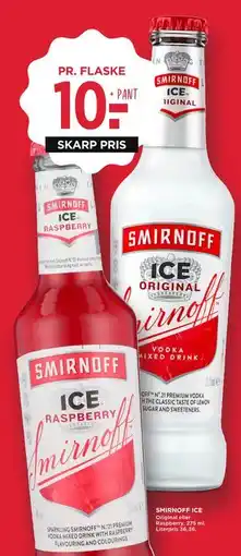 MENY SMIRNOFF ICE, DKK 10 tilbud