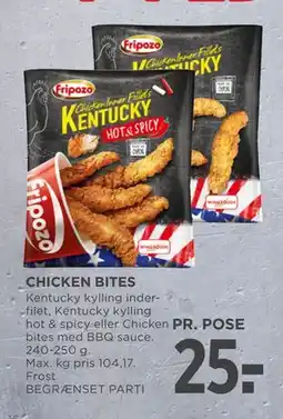 MENY CHICKEN BITES, DKK 25 tilbud