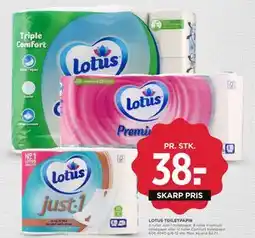 MENY LOTUS TOILETPAPIR, DKK 38 tilbud