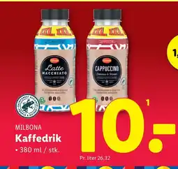 Lidl MILBONA Kaffedrik tilbud