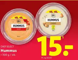 Lidl CHEF SELECT Hummus tilbud