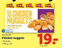 Lidl CHEF SELECT Chicken nuggets tilbud