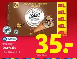 Lidl BON GELATI Vaffelis tilbud