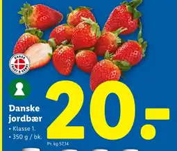 Lidl Danske jordbær tilbud
