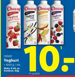 Lidl CHEASY Yoghurt tilbud