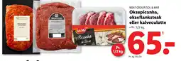 Lidl MEAT GROUP/SOL & MAR Oksepicanha, okseflanksteak eller kalveculotte tilbud