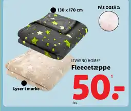 Lidl LIVARNO HOME® Fleecetæppe tilbud