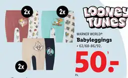 Lidl WARNER WORLDⓇ Babyleggings tilbud
