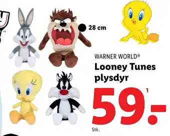 Lidl WARNER WORLDⓇ Looney Tunes plysdyr tilbud