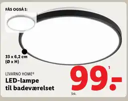 Lidl LIVARNO HOME® LED-lampe til badeværelset tilbud