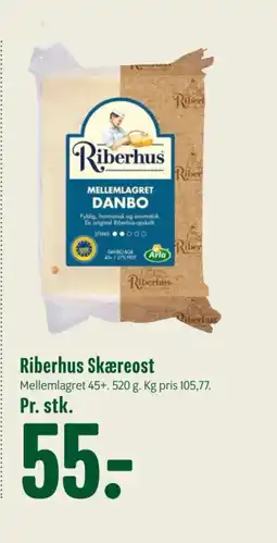 Min Købmand Riberhus Skæreost tilbud