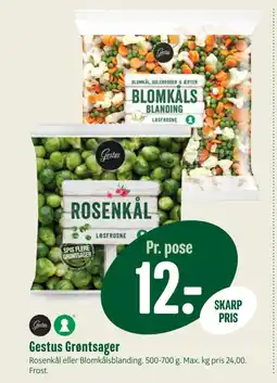 Min Købmand Gestus Grøntsager tilbud