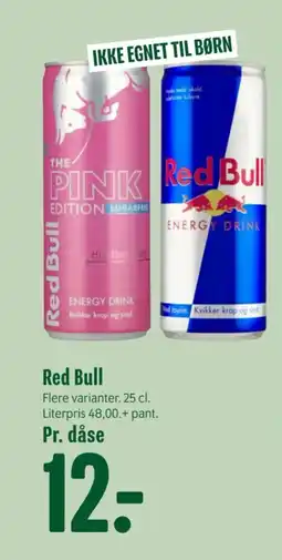 Min Købmand RED BULL tilbud