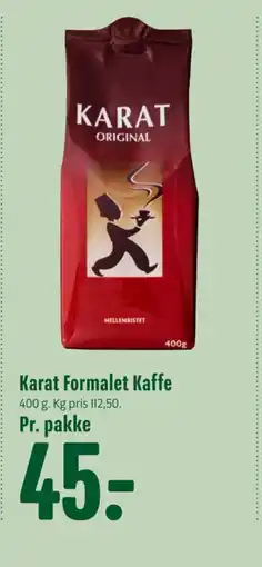 Min Købmand Karat Formalet Kaffe tilbud