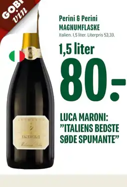 Min Købmand Perini & Perini Magnumflaske tilbud