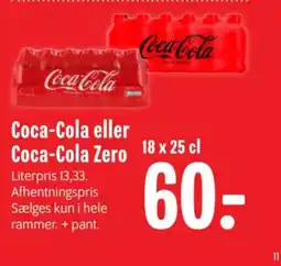 Min Købmand Coca-Cola eller Coca-Cola Zero tilbud