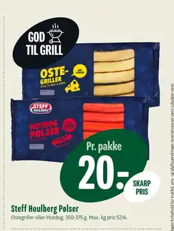 Min Købmand STEFF HOULBERG Pølser tilbud