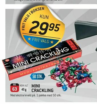 Thansen Mini crackling tilbud