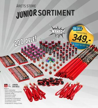 Thansen Junior, 200 dele tilbud