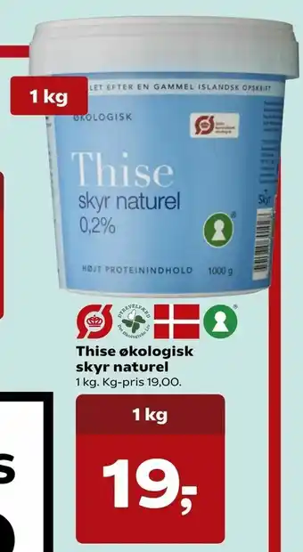 Dagli'Brugsen Thise økologisk skyr naturel tilbud