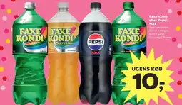 Kvickly FAXE KONDI eller PEPSI Max tilbud