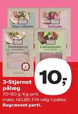 Kvickly 3-Stjernet pålæg tilbud