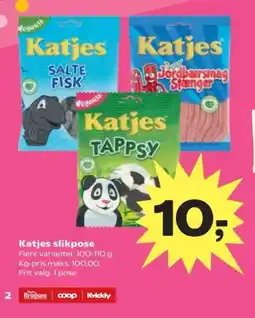 Kvickly Katjes slikpose tilbud