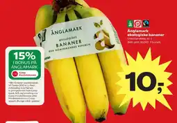 Kvickly Änglamark økologiske bananer tilbud