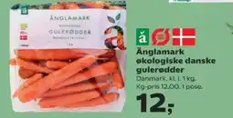 Kvickly Änglamark økologiske danske gulerødder tilbud