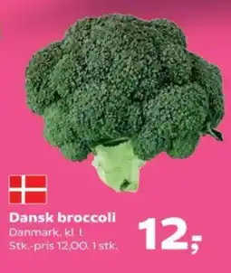 Kvickly Dansk broccoli tilbud