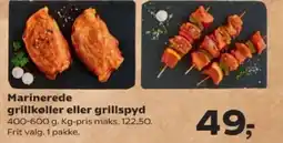 Kvickly Marinerede grillkøller eller grillspyd tilbud
