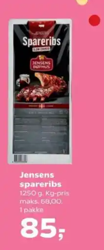 Kvickly Jensens spareribs tilbud