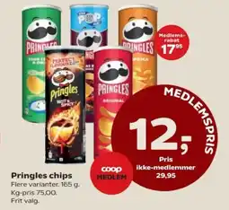Kvickly PRINGLES chips tilbud