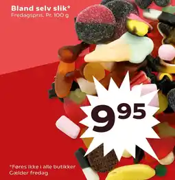 Kvickly Bland selv slik tilbud