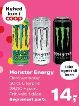 Kvickly MONSTER Energy tilbud